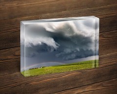 storm photography print rainbow wall art picture fine art nature photo decor