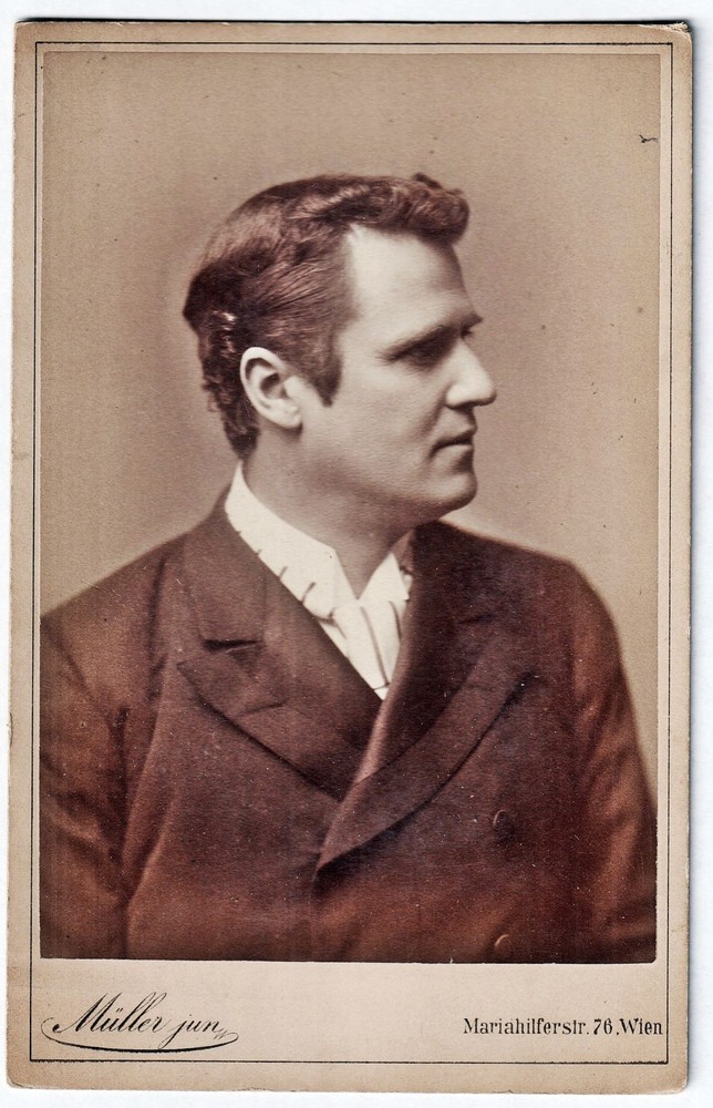 Emerich Robert Actor Austria Theater Vienna Portrait Photo 1875