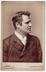 Emerich Robert Actor Austria Theater Vienna Portrait Photo 1875