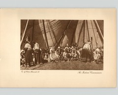 Wanamaker/Dixon «An Indian Communion» 1913 Photogravure from The Vanishing Race