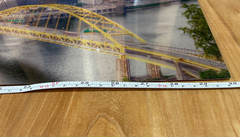 20″ x 30″ Pittsburgh Downtown Scene Large Metal Art «The Point»
