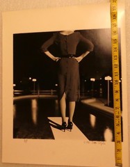 PHOTOGRAPH SIGNED BLACK AND WHITE IMAGE 1981 FASHION JOSEPH VIRGILIO