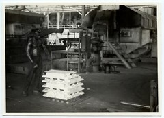 Africa Factory Worker Portrait – 2 Old Photos Year 1950