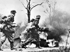 German Army The Ardennes Forest Lot of 2 Different 4×6 Re-Print #0000