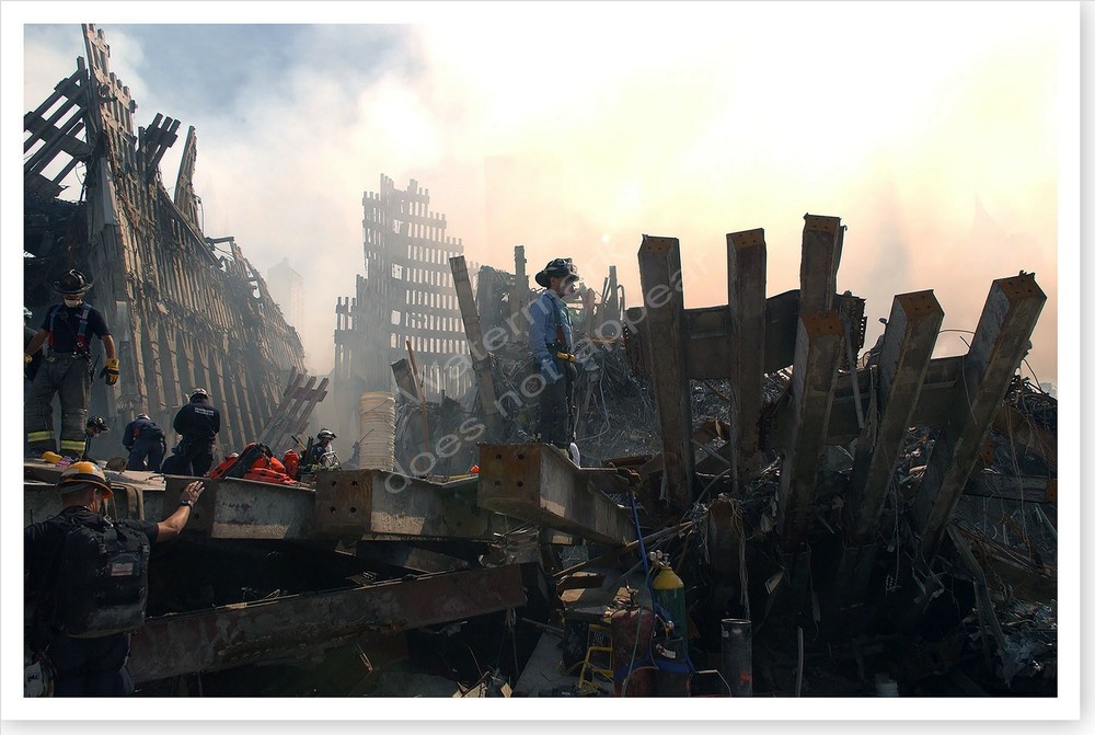 Silver Halide Photo World Trade Center 9/11 September 11th Firefighters & Rescue