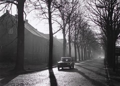 Gisela Franke Großziethen Brandenburg Village Street Photograph Black White 1990
