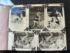 Old photo album civilian with defects, from 1919 281025/92