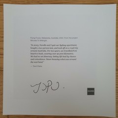 TRENT PARKE – SIGNED PHOTO – MAGNUM SQUARE PRINT LIMITED EDITION