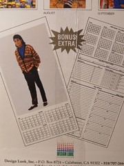 Michael Jackson Bad Era RARE Official 1989 16 Month Edition Calender