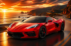 Digital Image Picture Photo Pic Wallpaper Background Race Car Sunset Racing
