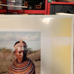 Portrait Photography Print of Samburu Woman in Traditional Jewelry