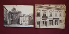 2 Vintage Photographs of Vienna, Austria, Incl. One Focused on Wien Burgtheater