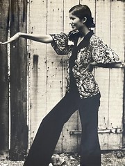 Large Original Silver Print Photo 1970 Vintage Asian Mannequin