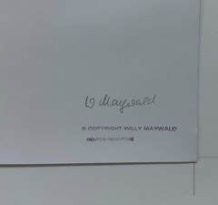 GERMAN PHOTOGRAPHER WILLY MAYWALD – SIGNED, TITLED & DATED GELATIN SILVER PRINT