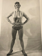 Original Curiosa Pin Up Print 1950s Portrait Nude Woman Female France Eros
