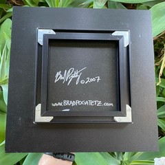 Brad Pogatetz 2007 Signed Urban Abandonment Art Photograph Mounted 11.75in Sq