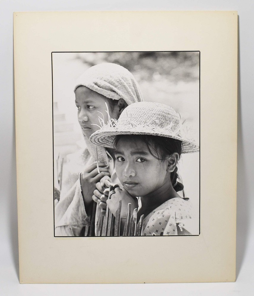 Vintage J.W. Howlett Black and White Photograph, ‘Innocent Watchers – Bali 1976’