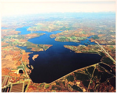 Lake DuBay Mosinee Knowlton Marathon Co. Wisconsin Aerial Photo. Frame Optional.