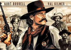 Tombstone 90s Western Wyatt Earp – Doc Holiday Metal Sign Wall Art 10″ x 14″
