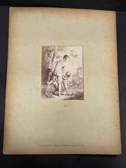 Curiosa Albumen Photograph Engraving François Boucher A. Calavas Paris 1875