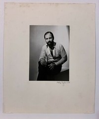 MICHAEL TIGHE 20th c. American SILVER GELATIN PRINT Portrait Unidentified Man