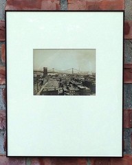 C1900 New York City Photo. Brooklyn Bridge Williamsburg Bridge. August Loeffler