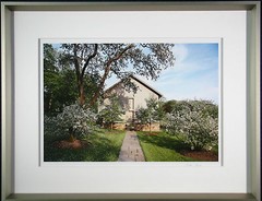 Martha Stewart FRAMED photo print called «Path To Her Bedford Studio» NEW