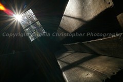 Original ACEO 2.5×3.5″ photo fine art print HEAVENLY SUNBEAMS ON OLD CHURCH PEW