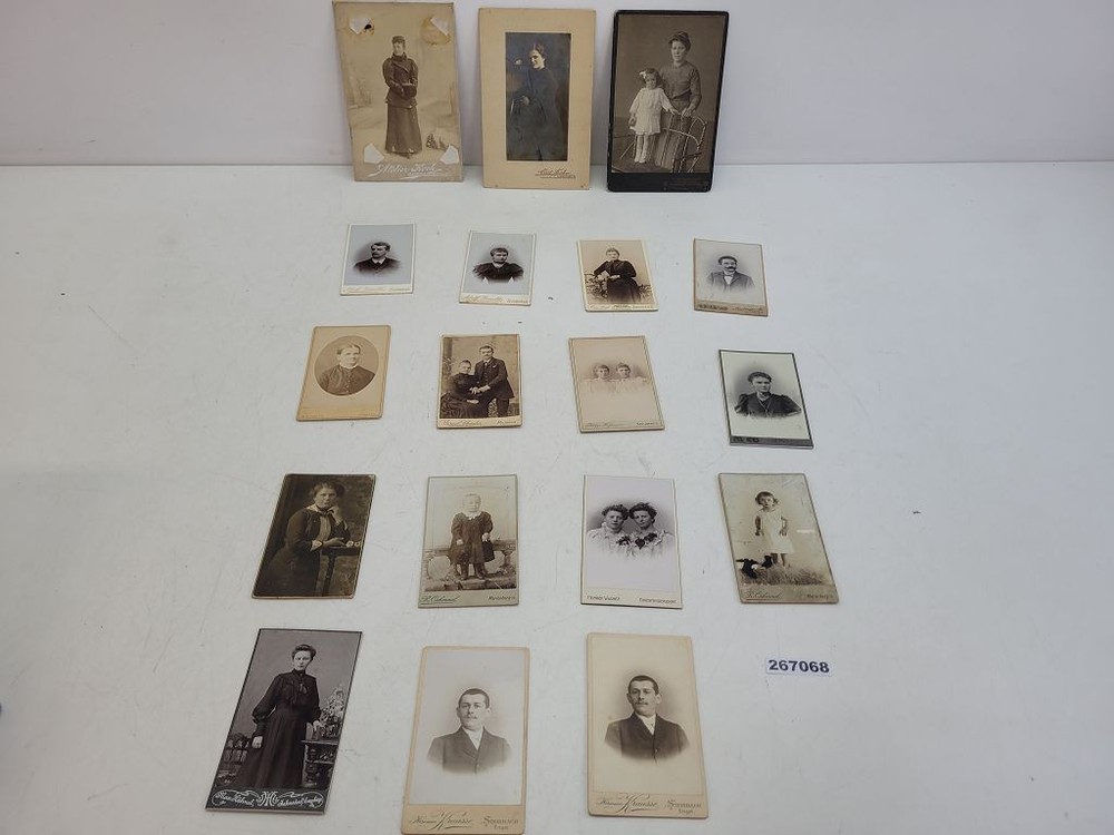Mixed lot photos photographs around 1900 A. Winkler Görlitz Krausse Steinbach #267068
