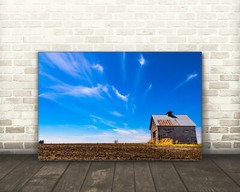 Old barn photography print Iowa landscape wall art photo midwest farm picture