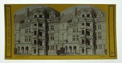 Stereoscopic albumin photography, Extensive staircase, Château de la Loire, B…
