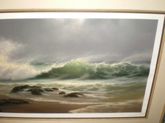 Roy Gonzalez Tabora TEMPEST Limited Edition Lithograph 222/450 Hawaiian Artist