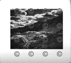 BOOK PLATE B&W Photo MORLEY BAER Mazourka Canyon, / Whitney Portal, 1974 9X9.5″
