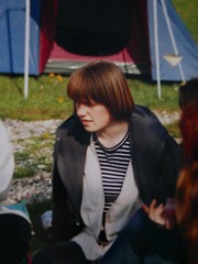 «ABIFEIER»: PHOTO, COLOUR PHOTOGRAPHY, SCHOOLGIRL, YOUNG LADY, WOMAN, «HAMBURG», TENT!