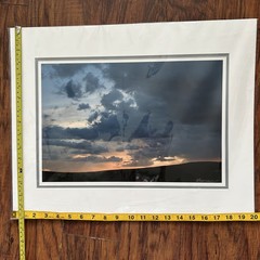 Lee Metcalf Signed Photograph Nature Landscape Sunset Clouds Matted Art Print