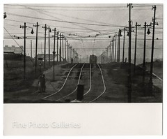 1951 Original VACLAV CHOCHOLA Streetcar Electric Train Railroad Silver Gel Photo