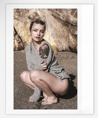 Art model Bradley Instax Wide Instant Film Print