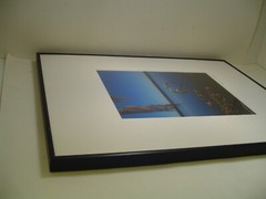 ART Photography Lake sky View «Newman Reflection»2006 L. Santucci Frame 16x20in