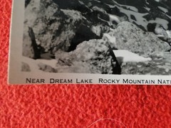 Vintage 1930’s/40’s Colorado Silver Gelatin Photo Near Dream Lake