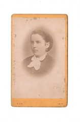 Carl Lux CDV Photo Lady Portrait – Zwettl 1877