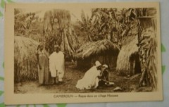 Foto Kamerun Süd west Afrika Kolonie 1915 Behausung Einheimische AK F1