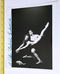 JOFFREY BALLET SIGNED 8×10 PRESS PHOTO ELIZABETH PARKINSON DANCE BALLERINA VTG