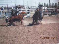 Lot of 8 Modern colored Rodeo Pictures , 8 X 10, at Clayton, NM (2003-2011)