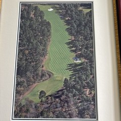 Sage Valley Golf Course Framed Picture Fairway Bunker Outdoor Office Decor