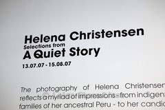 SIGNED DIBOND PICTURE » TRISH & DEER » IMAGE SHOT BY FAMOUS HELENA CHRISTENSEN