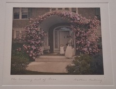 THE COMING OUT OF ROSA Wallace Nutting Hand-Tinted Photograph c. 1910s, CHILD