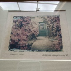 RARE Suzanne Camp Crosby Original SIGNED ART Photographic Print 1998 GREEN DOOR