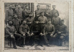 Photo Soldier Military Emil Fahraus Kehl approx. 1910 Group Photo Army Kaiser Wilhelm
