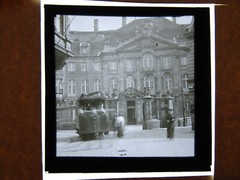 13 pieces historical photograph positive glass plate 8.5×8.5 cm Münster around 1915
