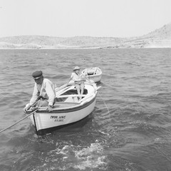 Baryte Print Photo Greece Fisher 1960 Size 30x30cm